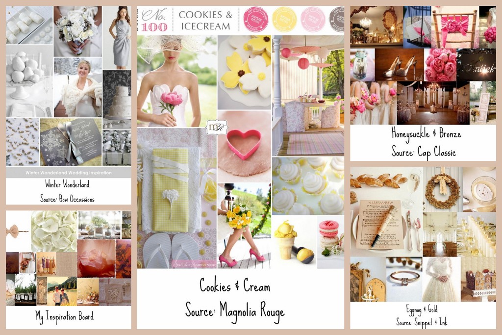 inspiration board per le nozze
