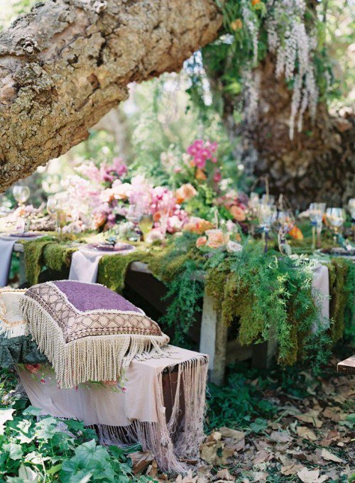 Stile boho chic per il matrimonio