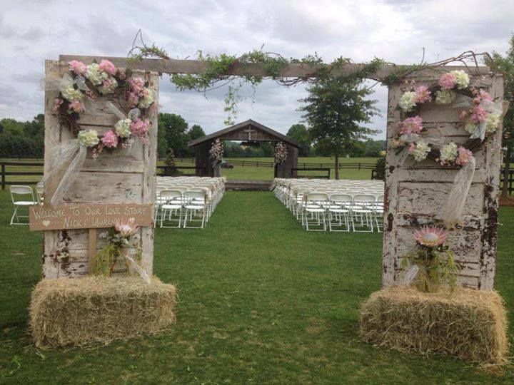 decorazione matrimonio stile country