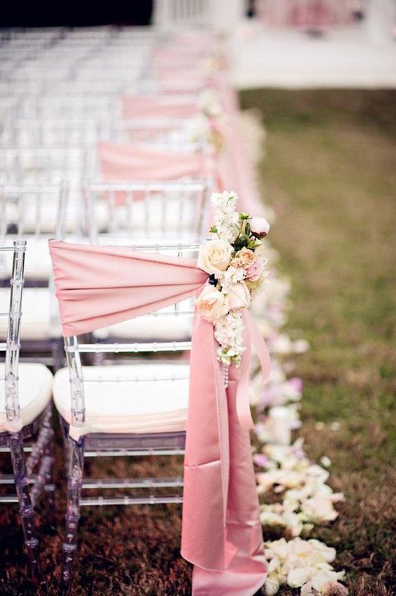 decorazione sedie matrimonio