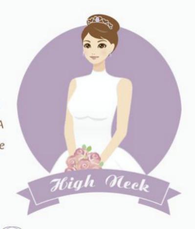 Coordinare l'acconciatura e l'abito da sposa