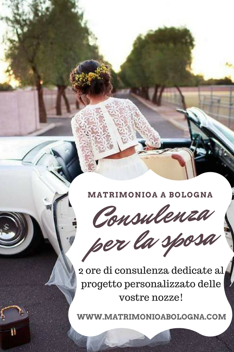 Consulenza organizzazione matrimonio