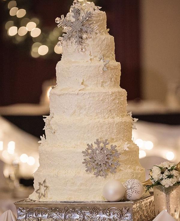 Torte nuziali per l'inverno