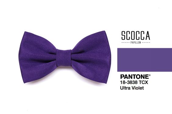 Accessori sposo ultra violet