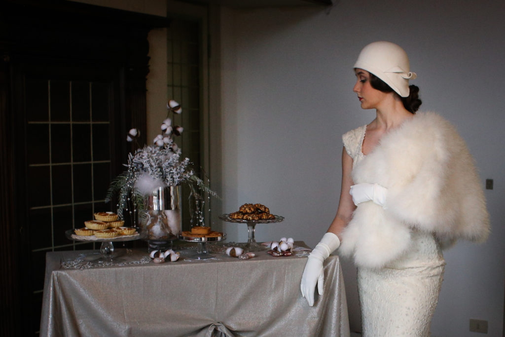 matrimonio invernale in stile inizio '900