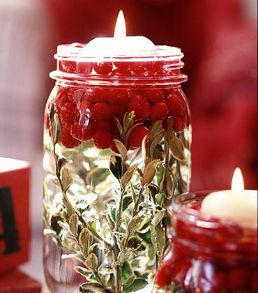 idee per le candele di Natale