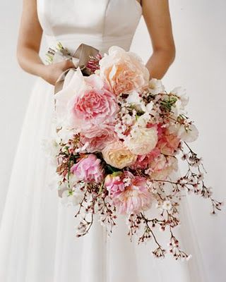 Bouquet sposa fiori di ciliegio