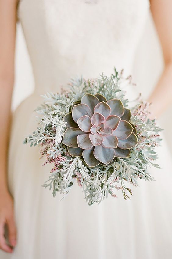 Bouquet sposa succulente