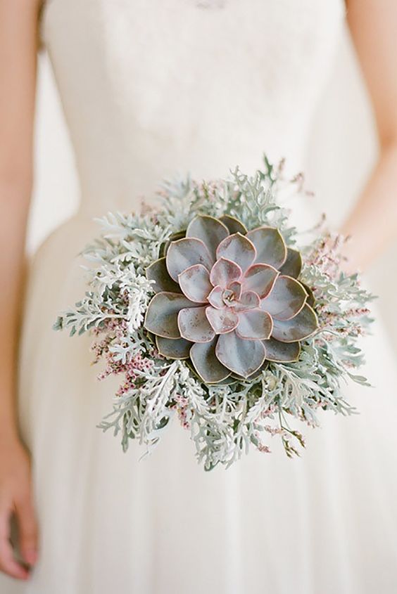 Bouquet sposa succulente