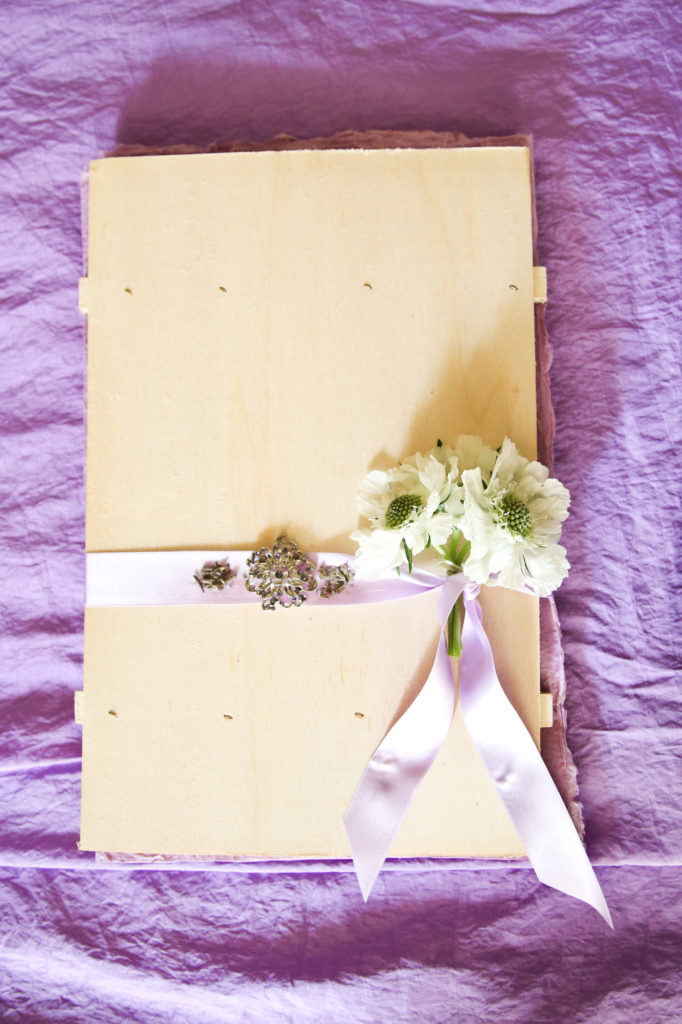 guest book fai da te in legno