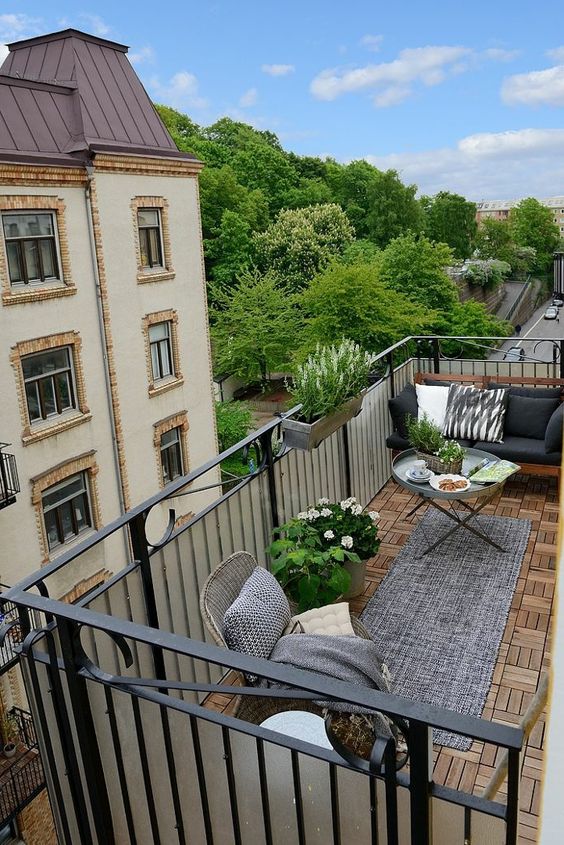 giardino sul balcone