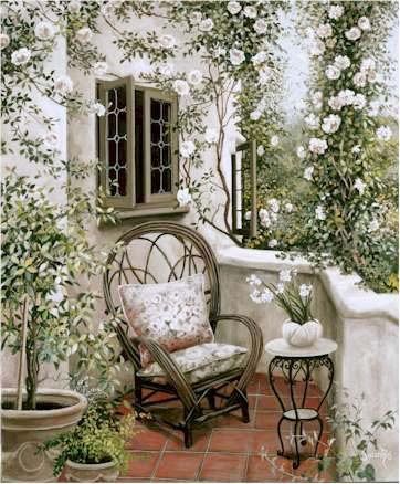 girdino sul balcone