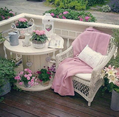 giardino sul balcone