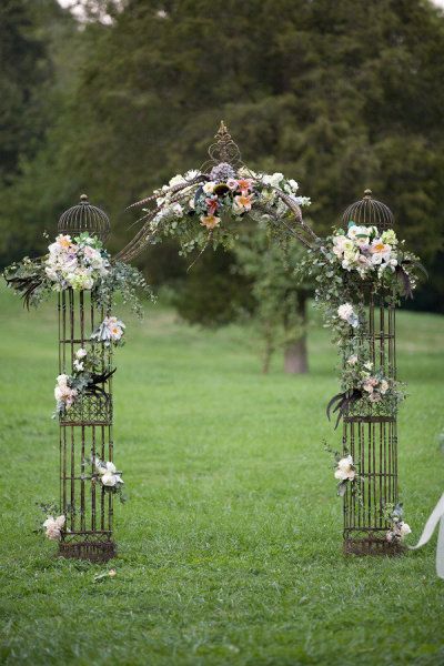 Gabbiette per decorare un matrimonio