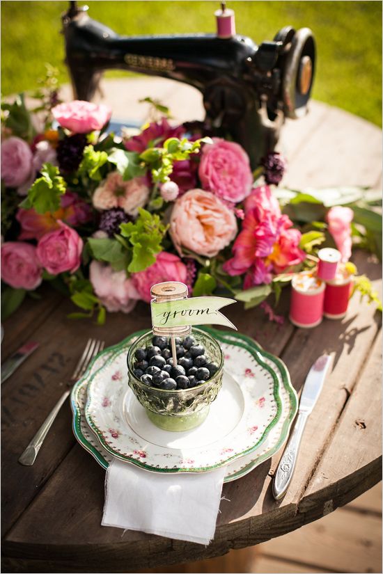 Decorare le nozze con oggetti vintage