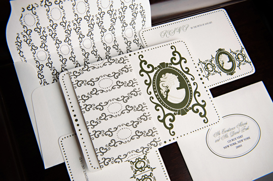 matrimonio in stile vintage a tema cammeo