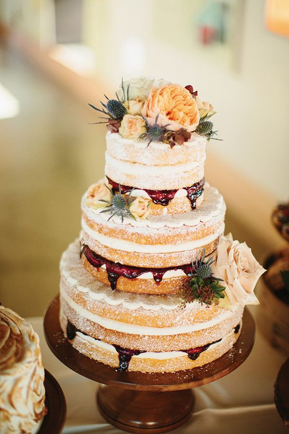 wedding cake autunnali