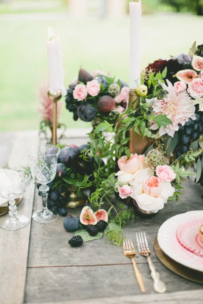 Fichi e melograni per il matrimonio autunnale