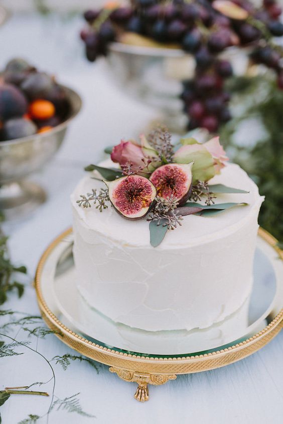 Fichi e melograni per il matrimonio autunnale