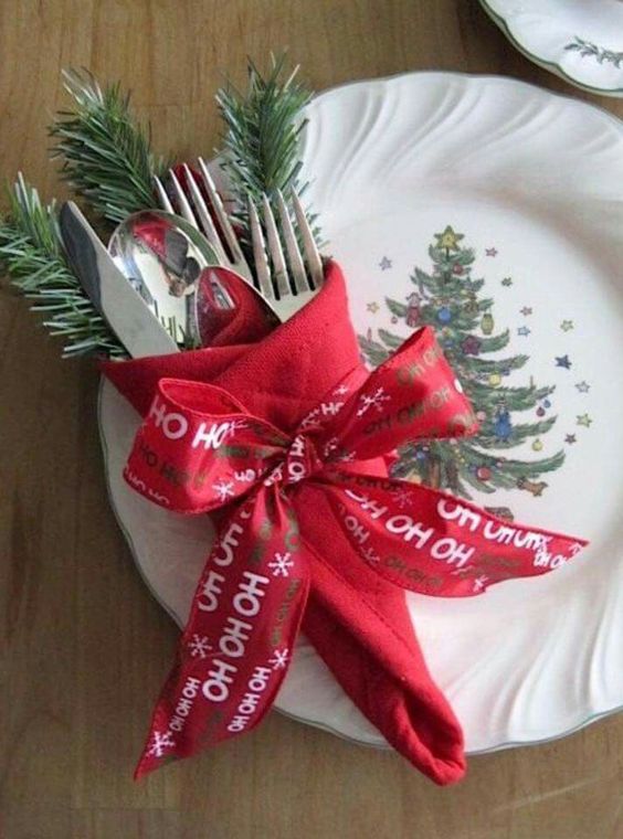 I tovaglioli per le tavole di Natale