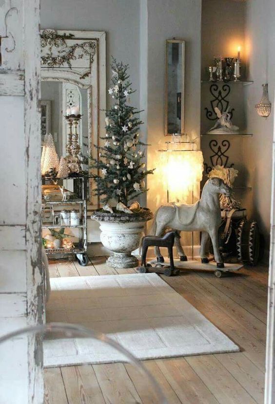 Un Natale shabby, due stili