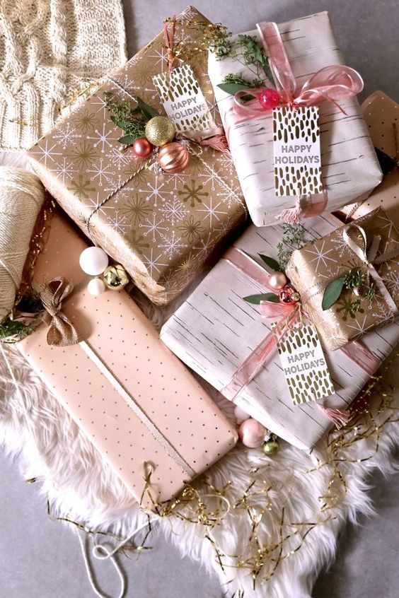 Pacchetti di Natale creativi