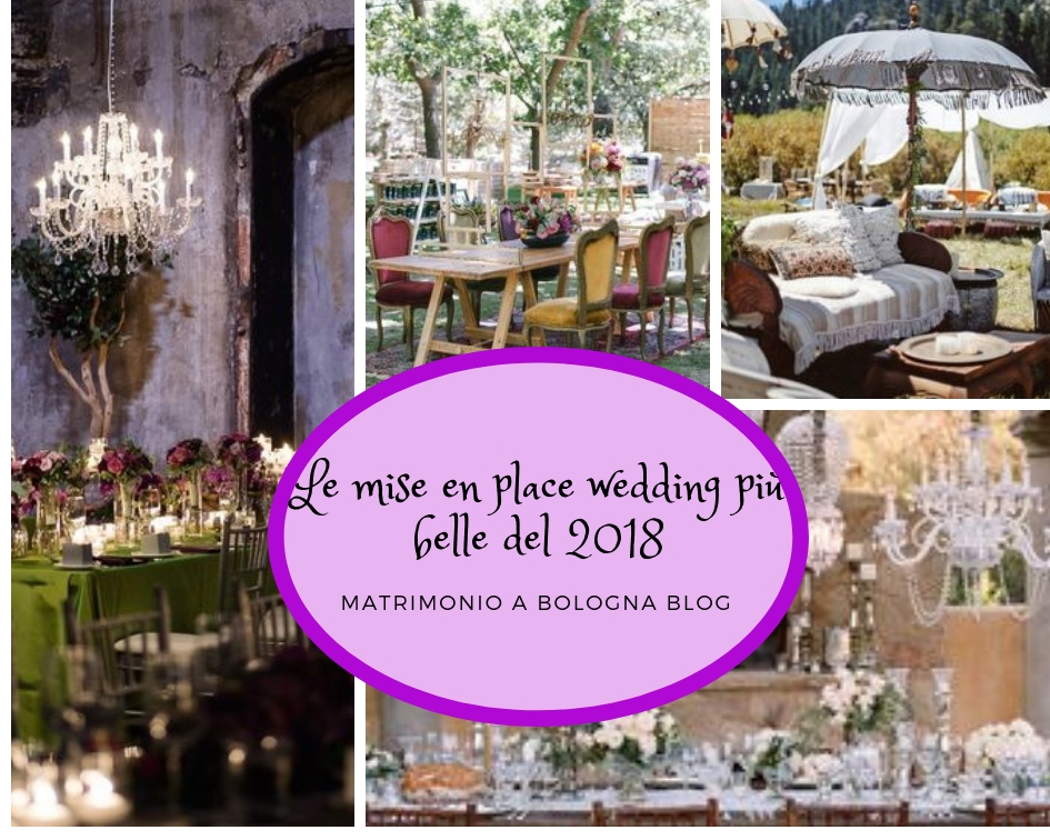 Le mise en place wedding più belle viste nel 2018