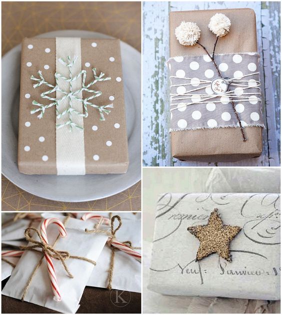 Pacchetti di Natale creativi