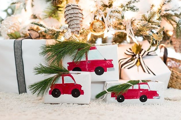 Pacchetti di Natale creativi