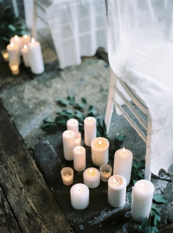 2 moodboard per il matrimonio invernale