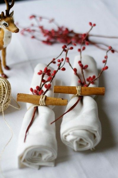 I tovaglioli per le tavole di Natale