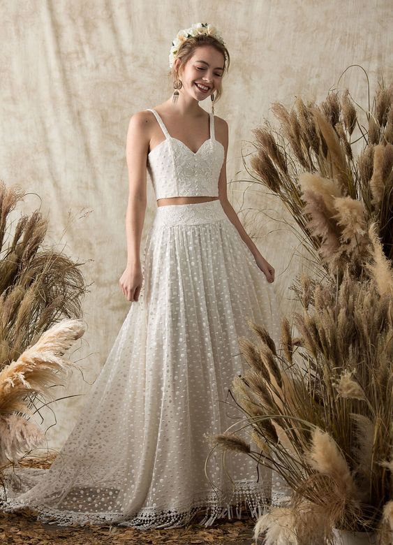 Vestito sposa spezzato hotsell