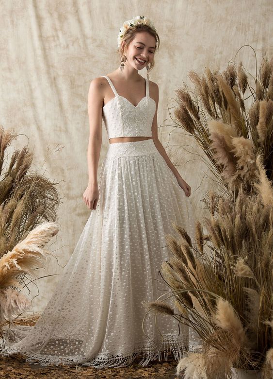 Abito da sposa boho chic