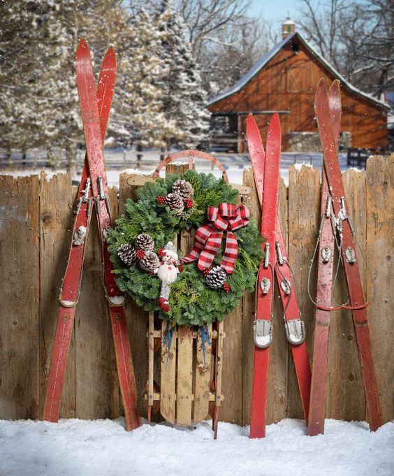 Decorazioni di Natale per l'esterno