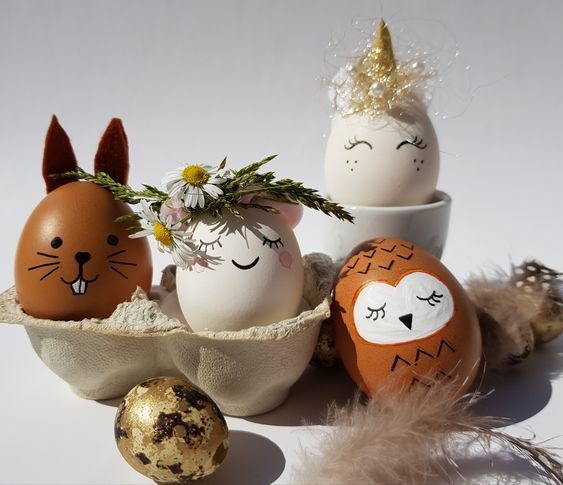 Idee per decorare le uova di Pasqua!