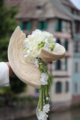 Bouquet in stile minimal orientale