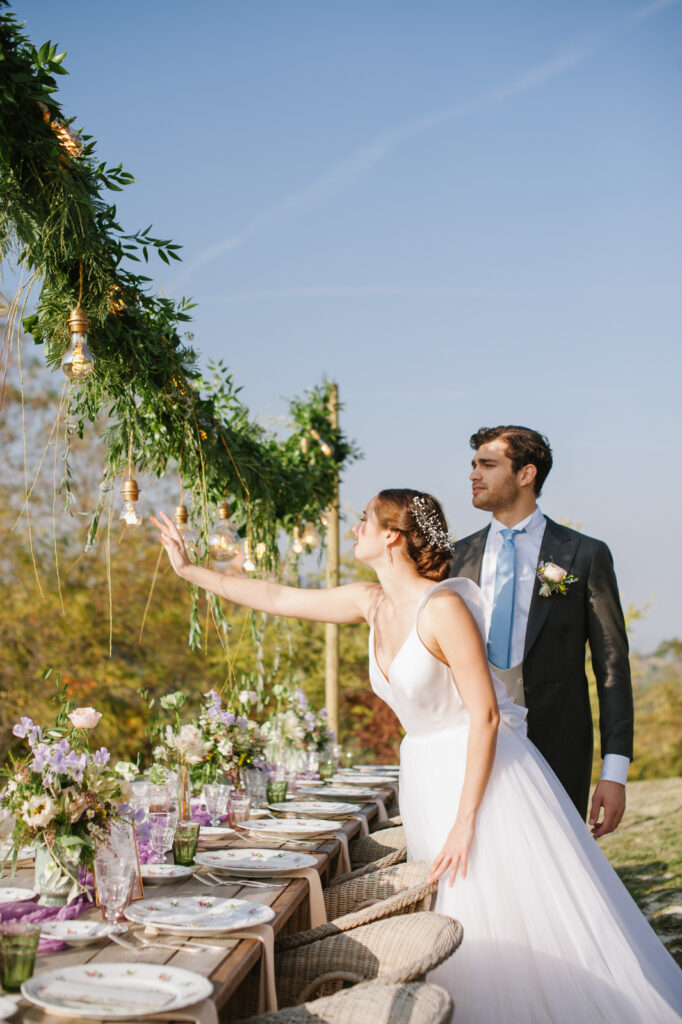 Un garden wedding semplice e raffinato